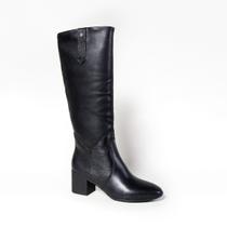 Bota Feminina Bottero Couro Cano Longo 347806 Preto Bota Feminina Bottero Couro Cano Longo 347806 Preto