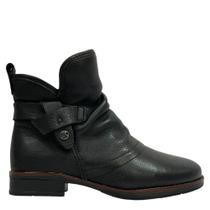 Bota Feminina Bottero Peluciada Coturno Couro 361734 Bota Feminina Bottero Peluciada Coturno Couro 361734