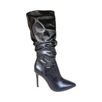 Bota feminina bottero salto fino cano alto original