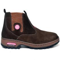 Bota Feminina Butina Couro Legítimo New Elástico