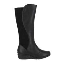 Bota feminina cano alto joanete maxi piccadilly preta - Bota feminina cano alto joanete maxi piccadilly preta -