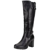 Bota feminina cano alto mooncity 73176