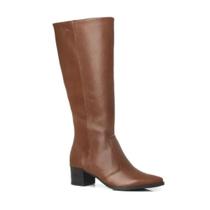 Bota Feminina Cano Alto Pegada Terracota