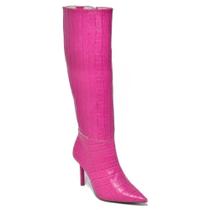 Bota Feminina Cano Alto Via Marte 22-6405 Pink