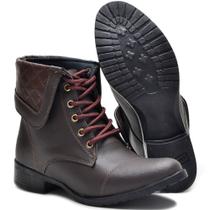 Bota feminina cano baixo