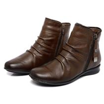 BOTA FEMININA CANO BAIXO DE COURO, Ref.: 0703 , MARCA KAUANY CALÇADOS