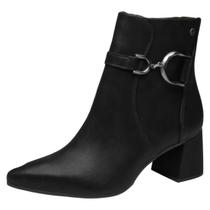 Bota Feminina Cano Baixo Elegante Moderna Salto Bloco Tanara Bota Feminina Cano Baixo Elegante Moderna Salto Bloco Tanara