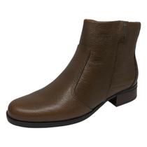 Bota Feminina Cano Baixo Estilo Conforto Matelassê Pegada