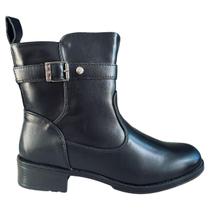 Bota Feminina Cano Baixo Montaria Mooncity Confortável Novidade
