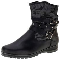 Bota feminina cano baixo mooncity - 71123