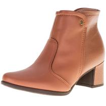 Bota feminina cano baixo piccadilly - 654015 Bota feminina cano baixo piccadilly - 654015