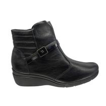 Bota Feminina Cano Baixo Salto Anabela Baixa Do 33 ao 42 Confort Piccadilly 117135 Cor:PretoTamanho:37 Bota Feminina Cano Baixo Salto Anabela Baixa Do 33 ao 42 Confort Piccadilly 117135 Cor:PretoTamanho:37