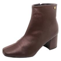Bota Feminina Cano Baixo Salto Médio Conforto CACCI
