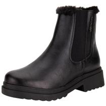 Bota feminina cano baixo via marte 245011 Bota feminina cano baixo via marte 245011