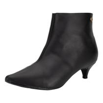 Bota feminina cano baixo via uno 251693