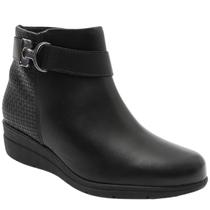 Bota Feminina Cano Curto Anabela Modare Preto