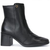 Bota Feminina Cano Curto Bebecê T6212-101 Couro