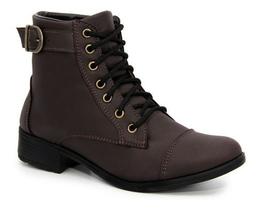 Bota Feminina Cano Curto Cafe Sl