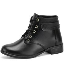 Bota Feminina Cano Curto Confortavel Bota Feminina Cano Curto Confortavel