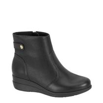 Bota Feminina Cano Curto Conforto Anabela Modare 7085.100 - Preto - 35 Bota Feminina Cano Curto Conforto Anabela Modare 7085.100 - Preto - 35