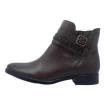 Bota feminina cano curto couro newborn Bota feminina cano curto couro newborn