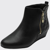 Bota Feminina Cano Curto Modare Salto Anabela Baixo 7076.102.23654