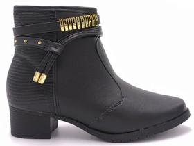 Bota Feminina Cano Curto Moleca 5346.108 Bota Feminina Cano Curto Moleca 5346.108