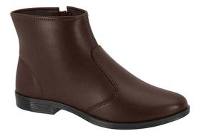 Bota Feminina Cano Curto Moleca Marrom