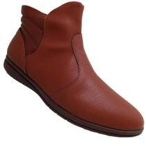 Bota Feminina Cano Curto Piccadilly Salto Anabela Baixo 261006 Bota Feminina Cano Curto Piccadilly Salto Anabela Baixo 261006