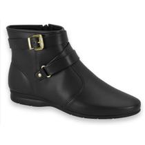 Bota Feminina Cano Curto Rasteira Conforto Beira Rio 9084102 Bota Feminina Cano Curto Rasteira Conforto Beira Rio 9084102