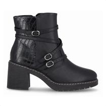 Bota Feminina Cano Curto Salto Alto Piccadilly Bota Feminina Cano Curto Salto Alto Piccadilly