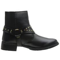 Bota Feminina Cano Curto Salto Baixo Country Texana Stribo Confort