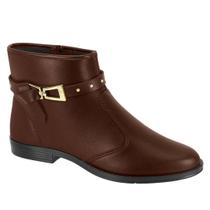 Bota Feminina Cano Curto Salto Baixo Moleca Original 5333108