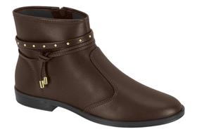 Bota Feminina Cano Curto Salto Bloco Moleca 5333.107