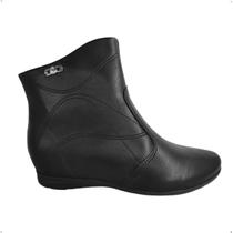 Bota Feminina Cano Curto Salto imbutido Comfortflex 91305 Bota Feminina Cano Curto Salto imbutido Comfortflex 91305