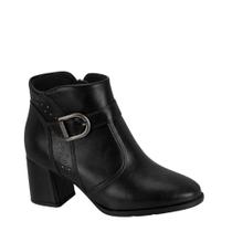Bota Feminina Cano Curto Salto Médio Conforto Modare 7078110 - Preto - 35