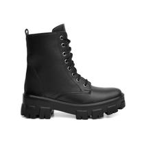 Bota Feminina Cano Curto Tratorada Salto Baixo 70% OFF