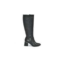 Bota Feminina Cano Longo Couro Via Marte 021093