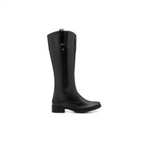 Bota Feminina Cano Longo Em Couro Confortável E Estilo