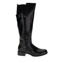 Bota Feminina Cano Longo Mooncity Montaria Salto Grosso 72114 Preto