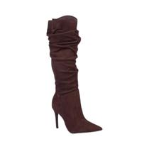 Bota Feminina Cano Longo Slouchy Salto Fino Bebecê T6126154 Bota Feminina Cano Longo Slouchy Salto Fino Bebecê T6126154