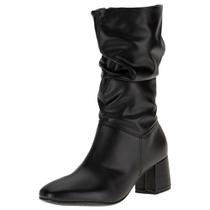 Bota feminina cano médio beira rio - 9076102