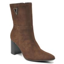 Bota Feminina Cano Médio Camurca Via Marte 357-004