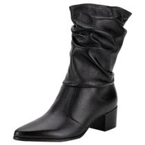 Bota feminina cano médio pegada 280901 Bota feminina cano médio pegada 280901