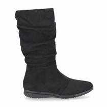 Bota Feminina Cano Medio Rasteira Sandy Microfibra Piccadilly 61025