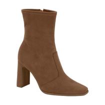 Bota Feminina Cano Médio Salto 9 cm Vizzano 3111.100 Camurça Bota Feminina Cano Médio Salto 9 cm Vizzano 3111.100 Camurça