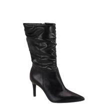 Bota Feminina Cano Médio Salto Fino Slouch Vizzano 3112.101 - Preto - 36 Bota Feminina Cano Médio Salto Fino Slouch Vizzano 3112.101 - Preto - 36