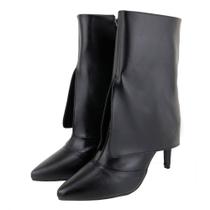 Bota Feminina Capa Cano Curto Zíper Lateral Bota Casual Dia a Dia Bota Feminina Capa Cano Curto Zíper Lateral Bota Casual Dia a Dia