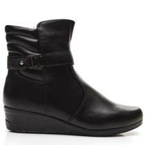 Bota Feminina Casual Conforto Cano Baixo Salto Baixo Zíper Lateral Mooncity 71106 Bota Feminina Casual Conforto Cano Baixo Salto Baixo Zíper Lateral Mooncity 71106