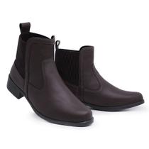 Bota Feminina Casual Coturno Botina Cano Curto Macio Conforto